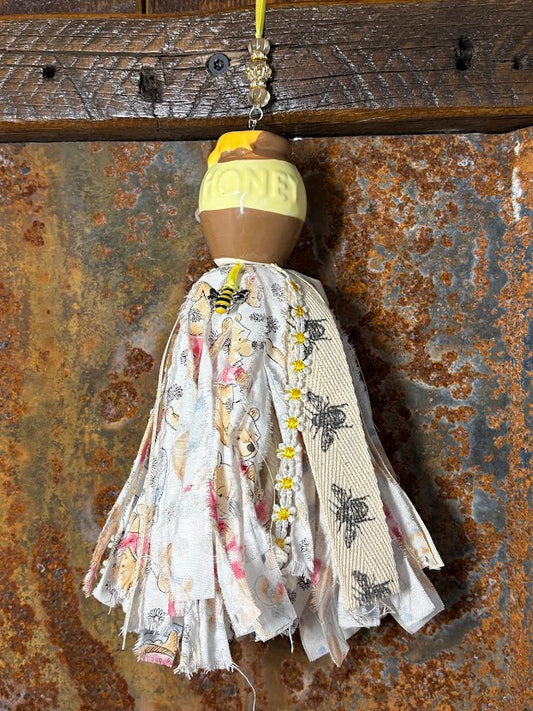 Winnie the Pooh Honey Pot Salt Shaker Tassel