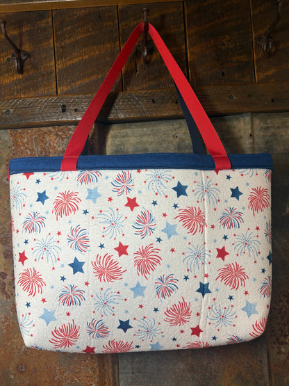 Large Handmade Microfiber Beach Lake Pool Bag Tote