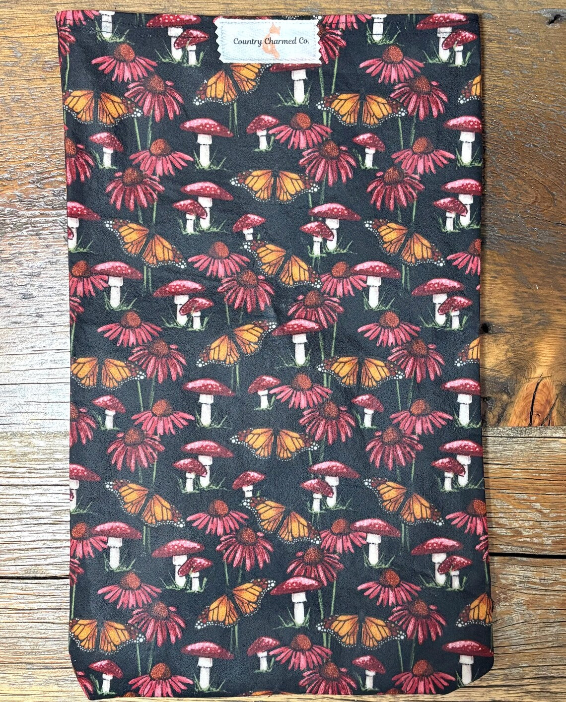 Handmade Organic Beeswax Bread Bag w/ Matching Clothes Pin Clip – Reusable Eco Friendly