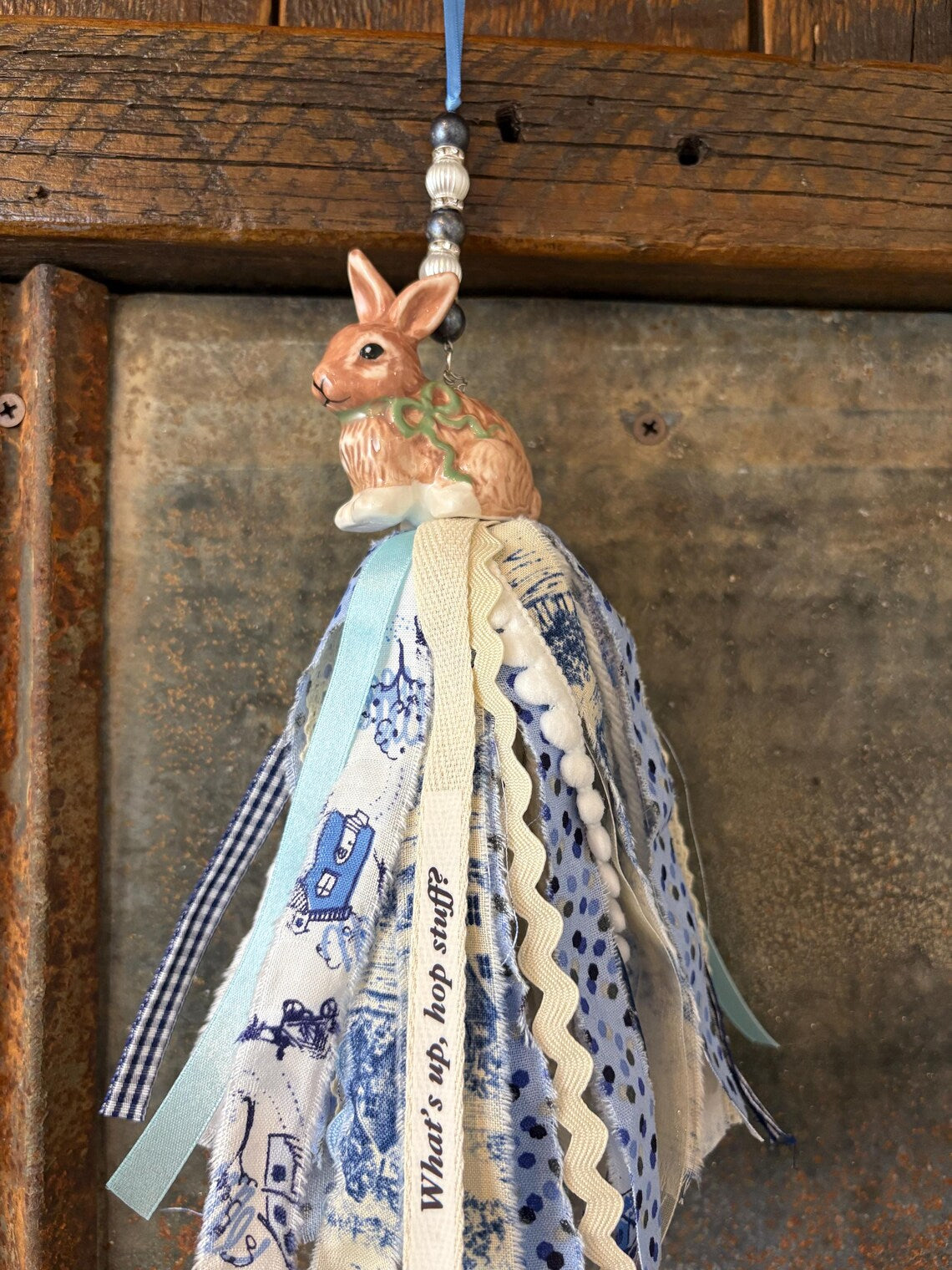 Bunny Rabbit Salt Shaker Tassel -What’s up, hop stuff?