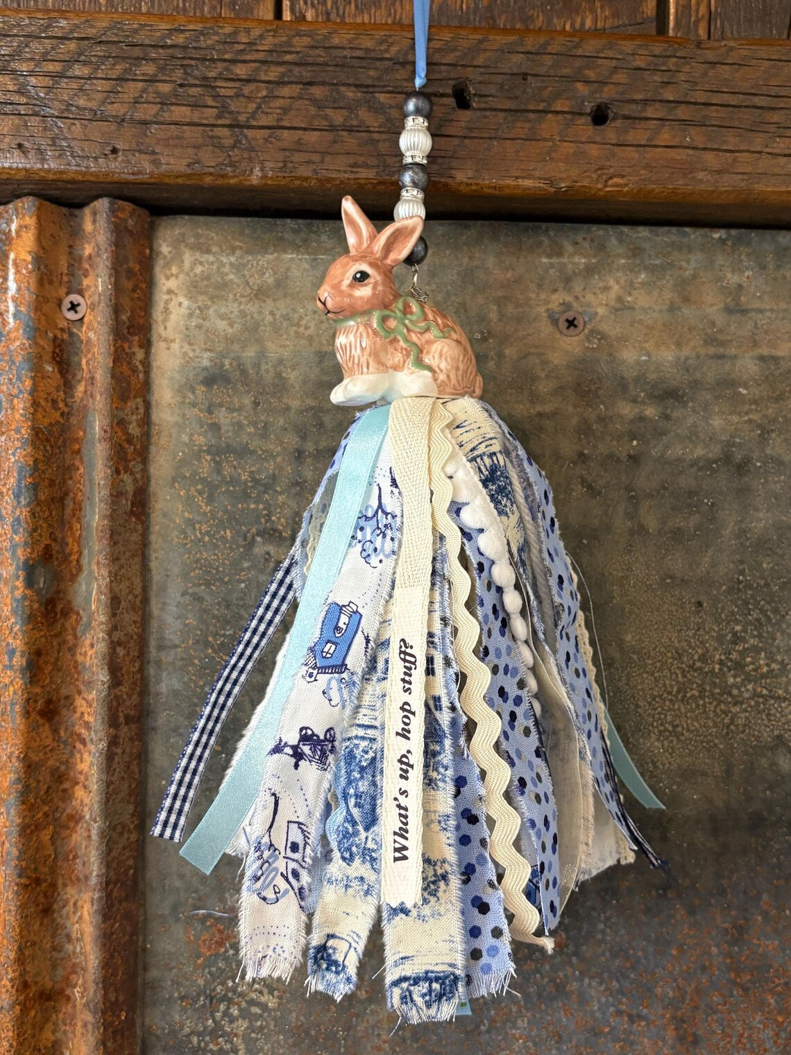 Bunny Rabbit Salt Shaker Tassel -What’s up, hop stuff?