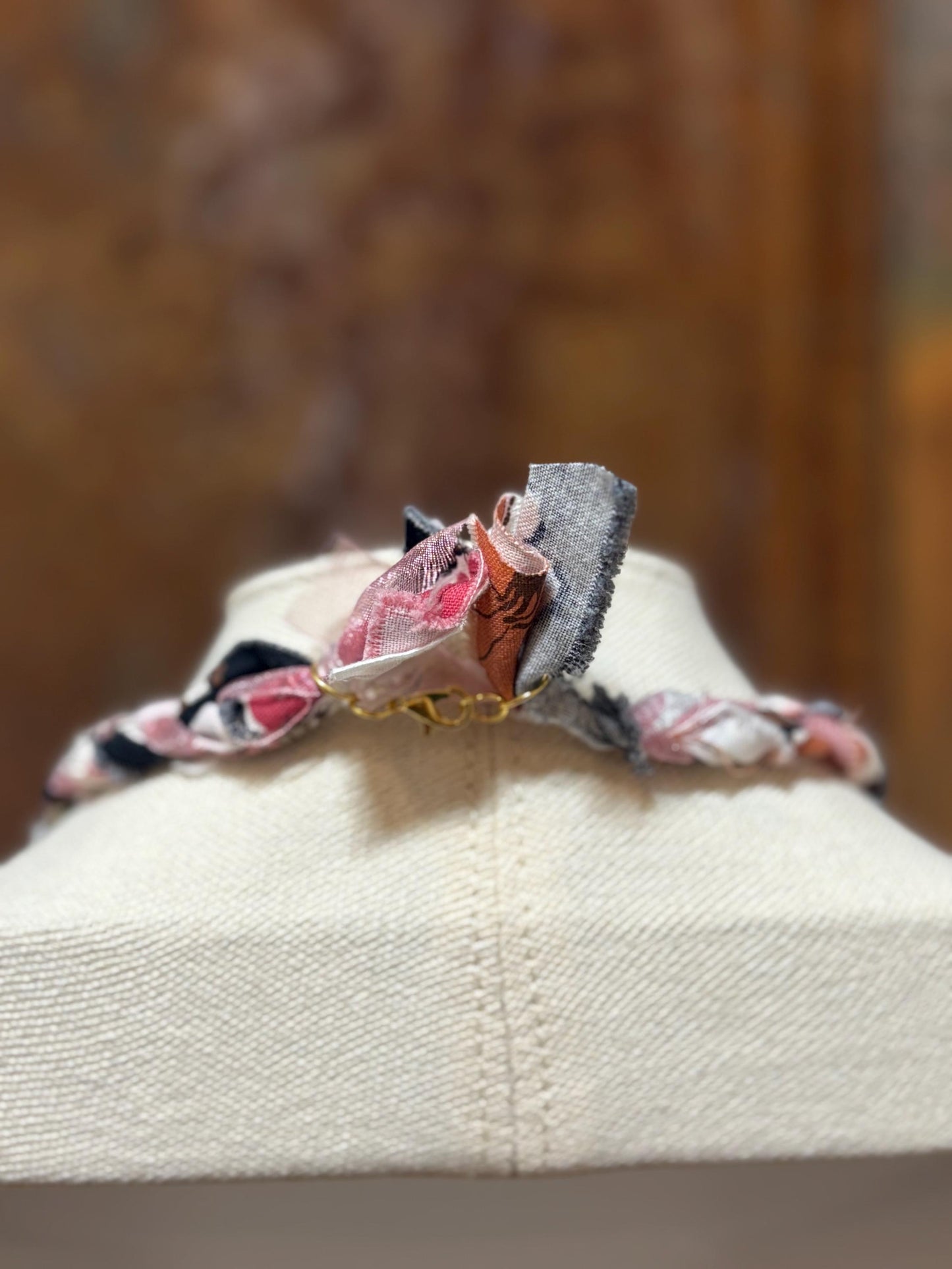 Braided Charm Necklace: Pink Sparkle, Butterfly, Vintage Trailer - 4X4XU