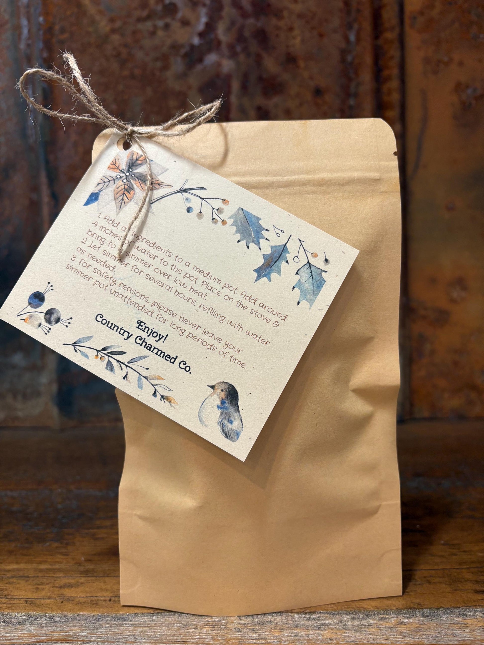 Handmade Dried Fruit and Herb Simmer Pot Packet