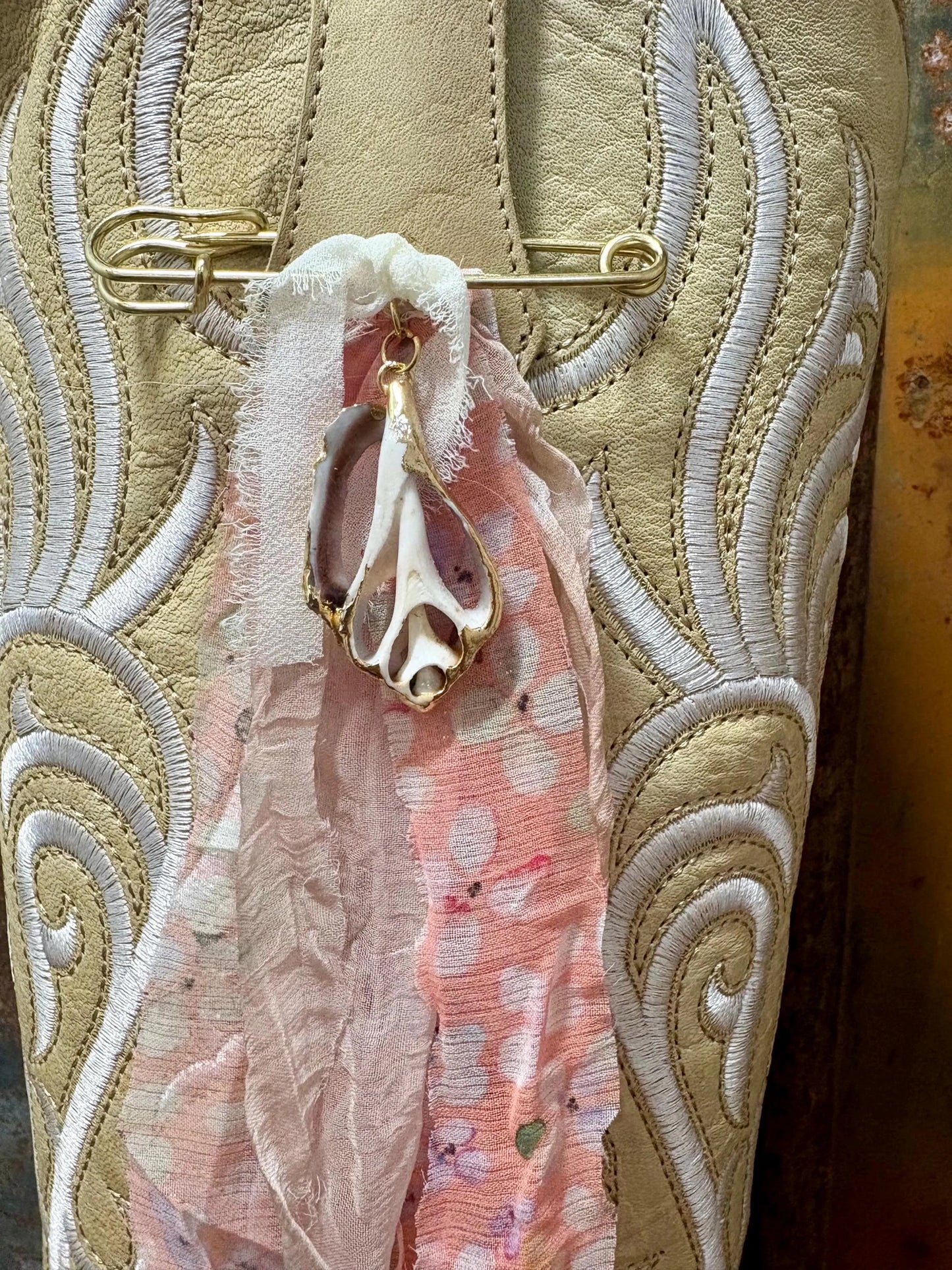 Cowboy Boot Ties Bows Dangles - Western Boho Cowgirl Handmade accessory - Beachin' 2