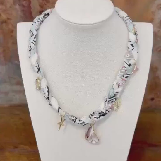 Braided Charm Necklace