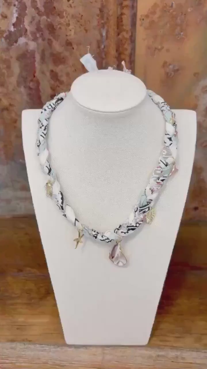 Braided Charm Necklace