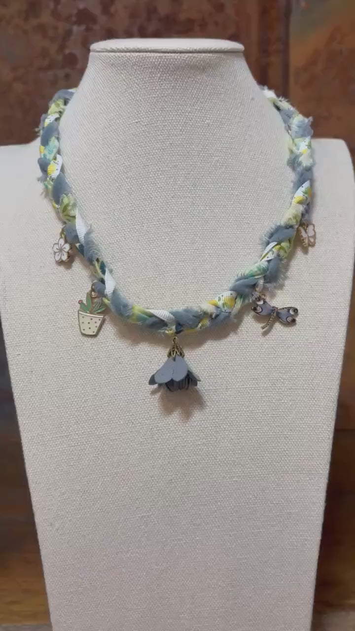 Bandana Charm Necklace