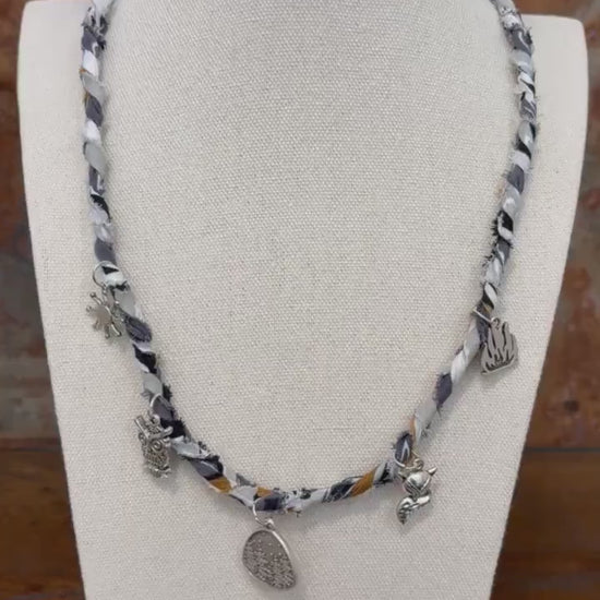 Bandana Charm Necklace