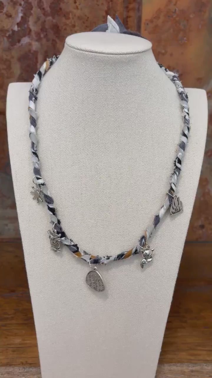 Bandana Charm Necklace